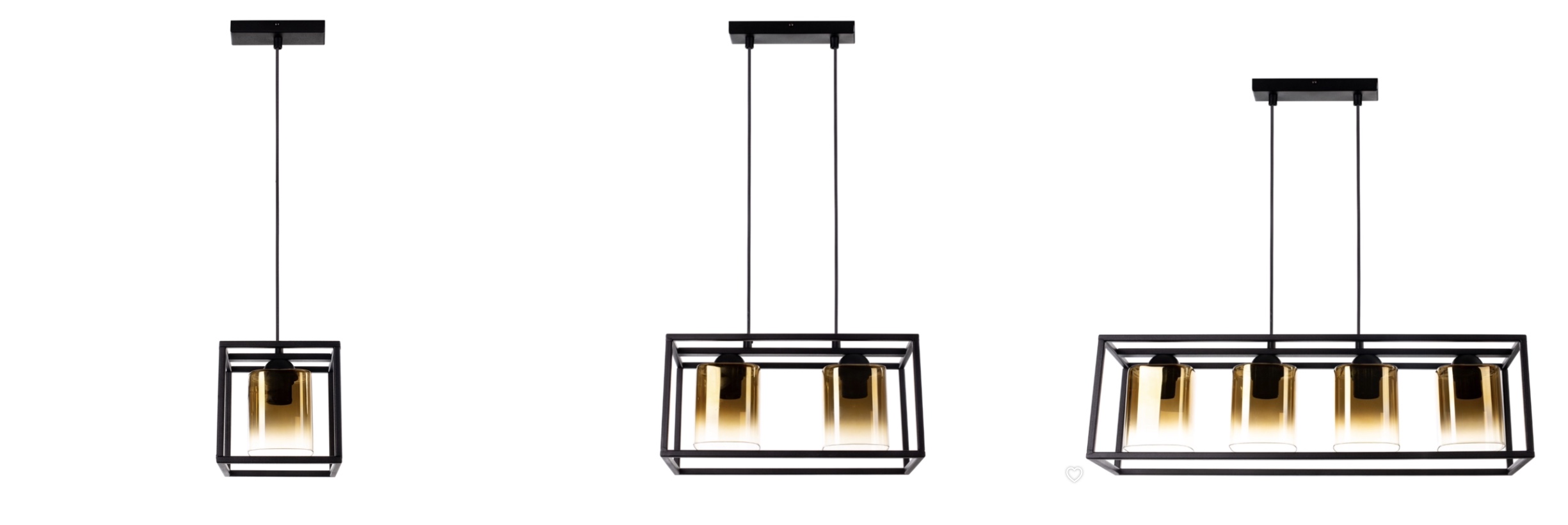 Nástenná lampa Light čierna D